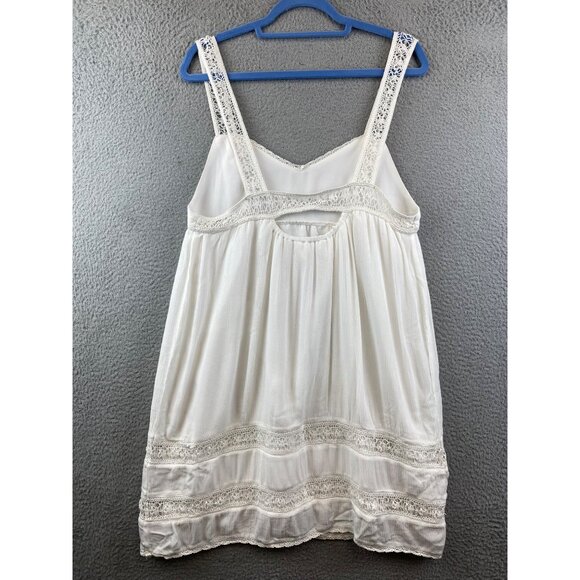 New BCBGeneration Women's Crochet Strap Open Back Short Sundress size M - Picture 2 of 14